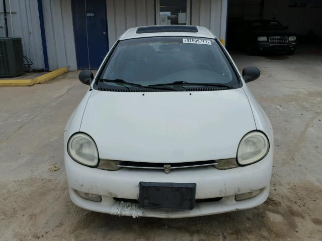 1P3AS46C21D148264 - 2001 PLYMOUTH NEON BASE WHITE photo 9