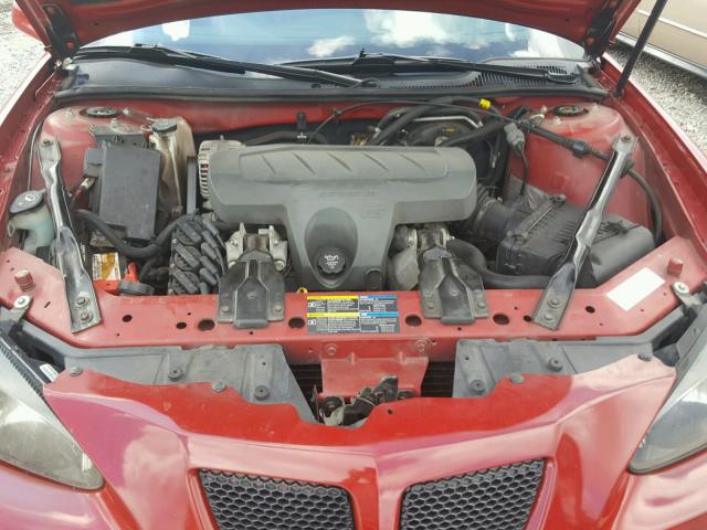 2G2WP552881116709 - 2008 PONTIAC GRAND PRIX RED photo 7