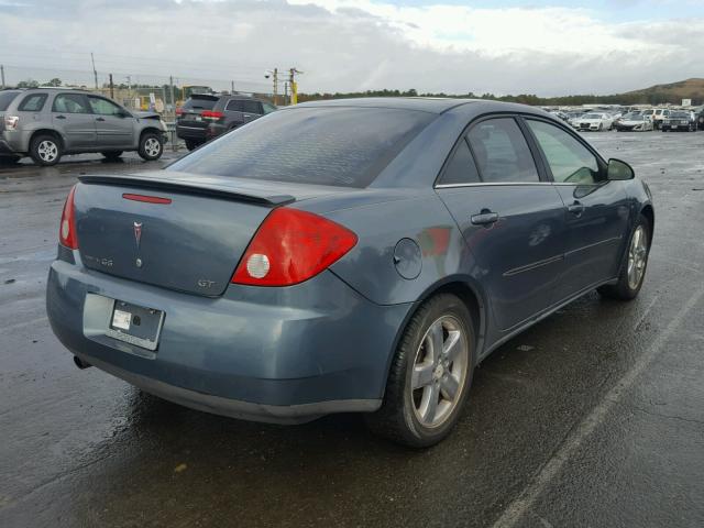 1G2ZH558X64102889 - 2006 PONTIAC G6 GT BLUE photo 4