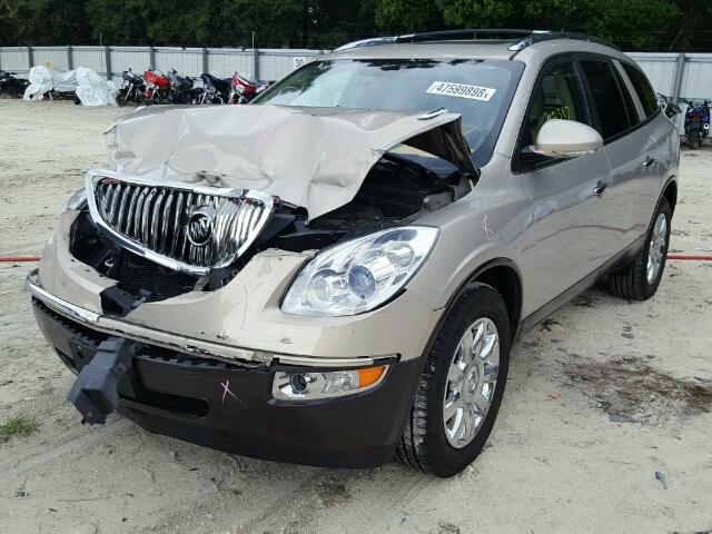 5GAKVCED8BJ210478 - 2011 BUICK ENCLAVE CX GOLD photo 2