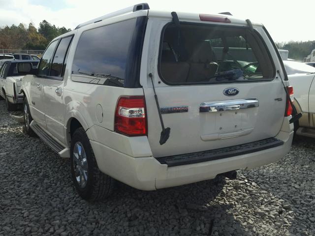 1FMFK19537LA87860 - 2007 FORD EXPEDITION WHITE photo 3