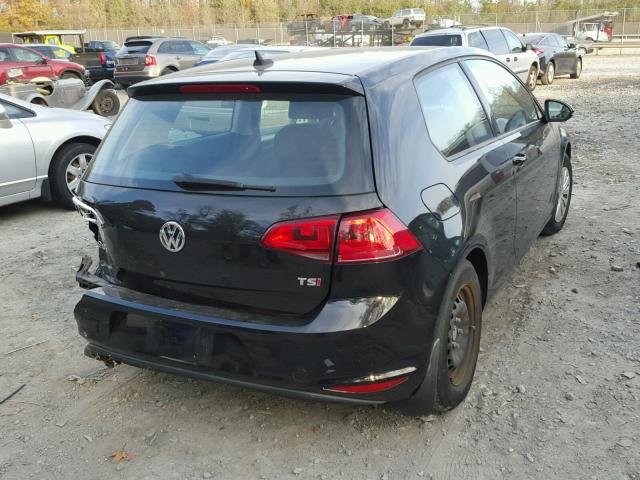 3VW817AU6FM023232 - 2015 VOLKSWAGEN GOLF BLACK photo 4