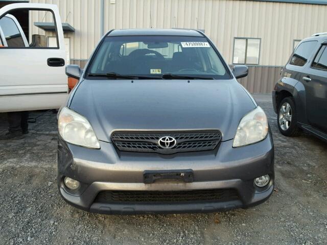 2T1KR32E66C561035 - 2006 TOYOTA COROLLA MA GRAY photo 9