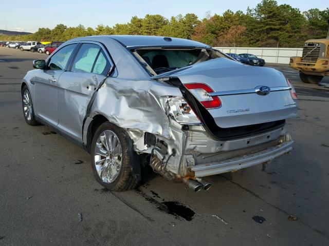 1FAHP2JW8CG141767 - 2012 FORD TAURUS LIM SILVER photo 3