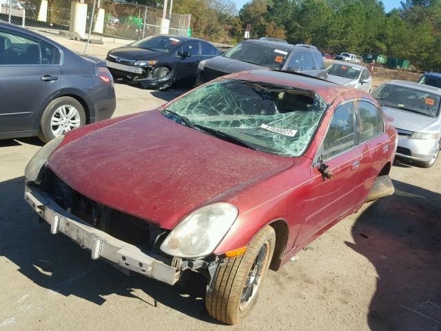 JNKCV51E94M606769 - 2004 INFINITI G35 MAROON photo 9