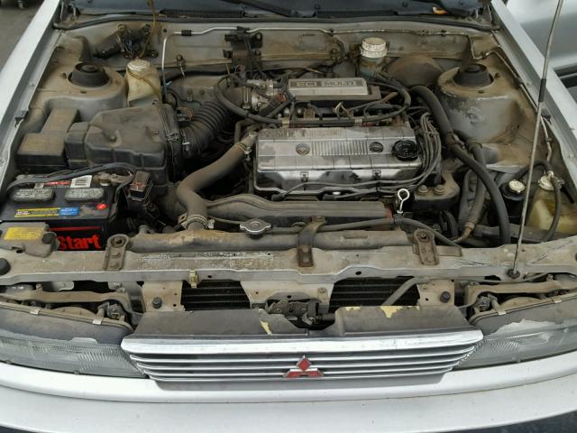 JA3CR46V8LZ040502 - 1990 MITSUBISHI GALANT SILVER photo 7