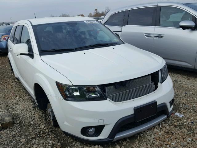 3C4PDDEG8FT740911 - 2015 DODGE JOURNEY R/ WHITE photo 1