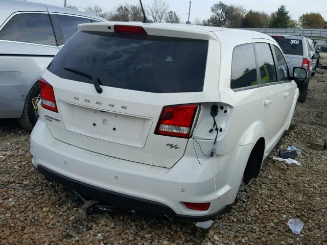 3C4PDDEG8FT740911 - 2015 DODGE JOURNEY R/ WHITE photo 4