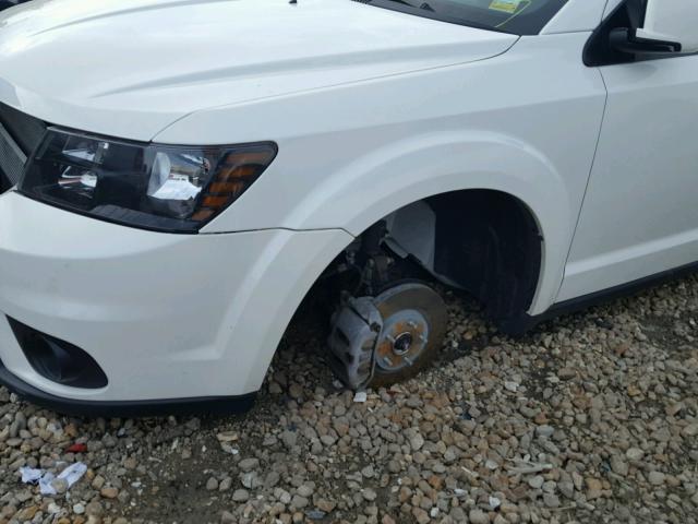 3C4PDDEG8FT740911 - 2015 DODGE JOURNEY R/ WHITE photo 9