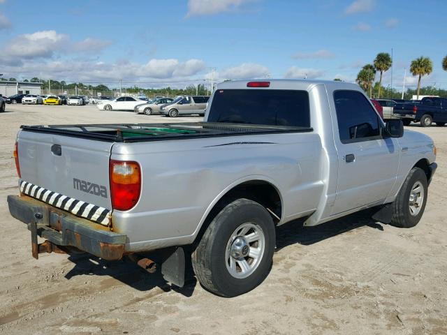 4F4YR12D77PM06476 - 2007 MAZDA B2300 SILVER photo 4