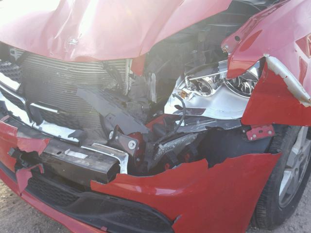 2C4RDGCG5CR210083 - 2012 DODGE GRAND CARA RED photo 9