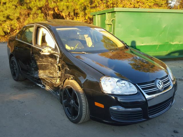 3VWRM71K98M005790 - 2008 VOLKSWAGEN JETTA SE BLACK photo 1