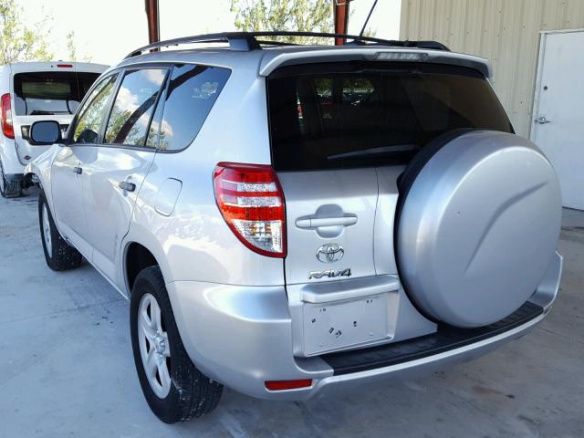 2T3ZF4DV8BW070363 - 2011 TOYOTA RAV4 SILVER photo 3