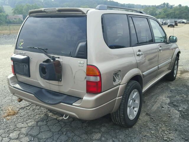 JS3TX92VX24110038 - 2002 SUZUKI XL7 PLUS BEIGE photo 4