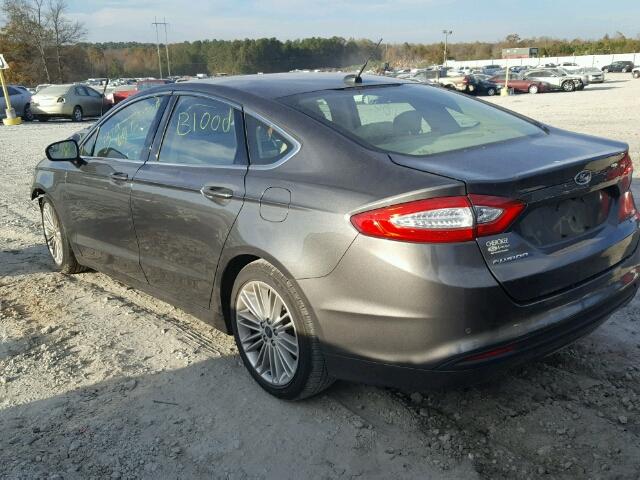 3FA6P0HD9GR374894 - 2016 FORD FUSION SE GRAY photo 3