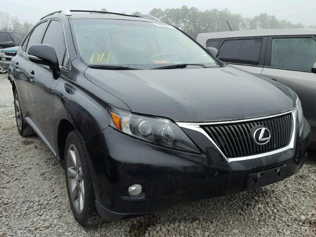 2T2ZK1BA4CC079238 - 2012 LEXUS RX 350 BLACK photo 1