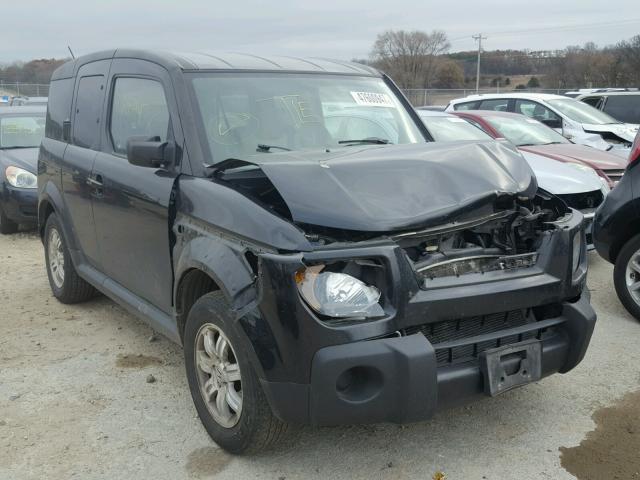 5J6YH28758L017731 - 2008 HONDA ELEMENT EX BLACK photo 1