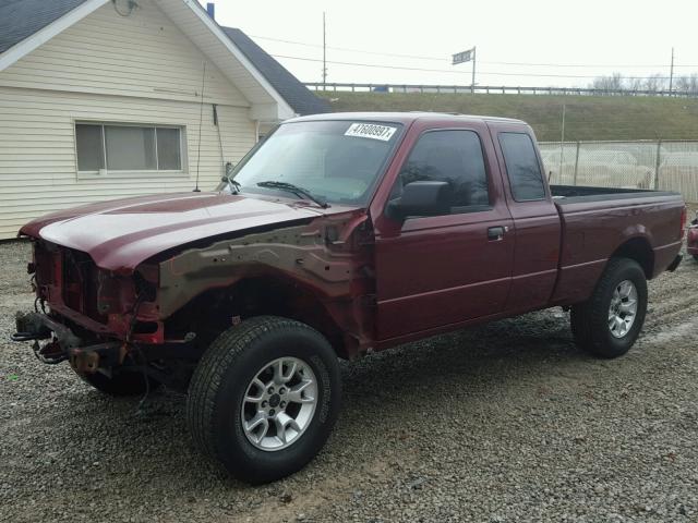 1FTZR15E87PA29710 - 2007 FORD RANGER SUP RED photo 2