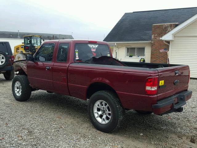 1FTZR15E87PA29710 - 2007 FORD RANGER SUP RED photo 3