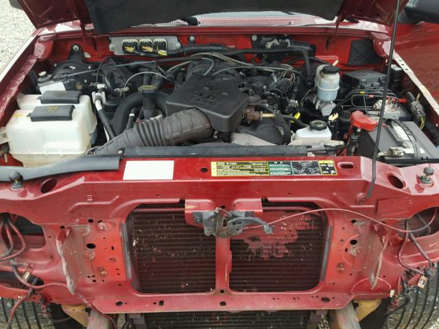 1FTZR15E87PA29710 - 2007 FORD RANGER SUP RED photo 7
