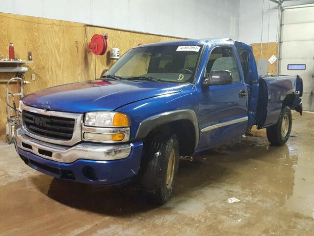 1GTEK19T73E142923 - 2003 GMC NEW SIERRA BLUE photo 2