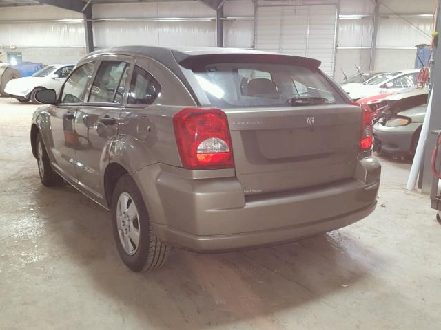 1B3HB28B28D574734 - 2008 DODGE CALIBER TAN photo 3