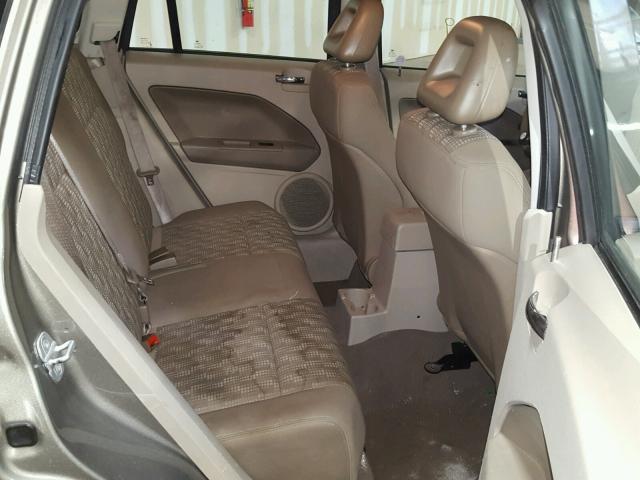 1B3HB28B28D574734 - 2008 DODGE CALIBER TAN photo 6