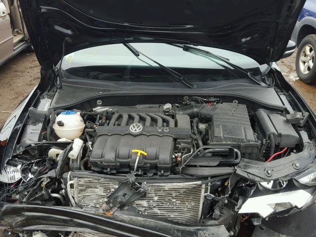 1VWBM7A30DC026193 - 2013 VOLKSWAGEN PASSAT SE BLACK photo 7