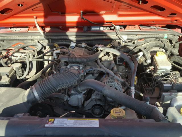 1J4GB39108L565214 - 2008 JEEP WRANGLER U RED photo 7