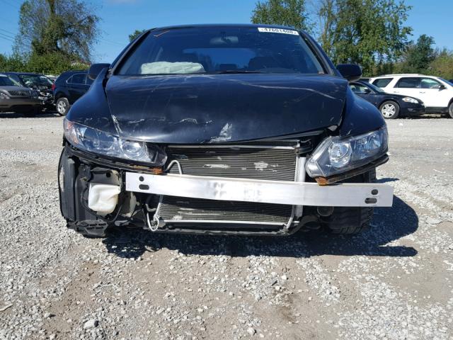 2HGFA1F60AH552993 - 2010 HONDA CIVIC BLACK photo 9