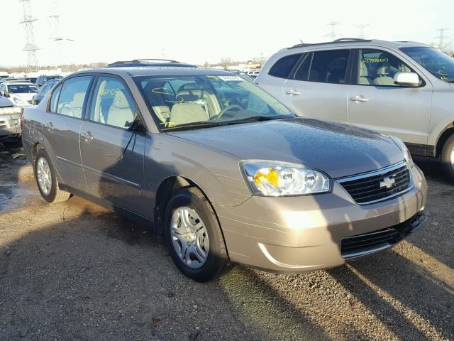 1G1ZS58F67F172069 - 2007 CHEVROLET MALIBU LS თაფლისფერი ფოტო 1