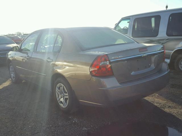1G1ZS58F67F172069 - 2007 CHEVROLET MALIBU LS თაფლისფერი ფოტო 3