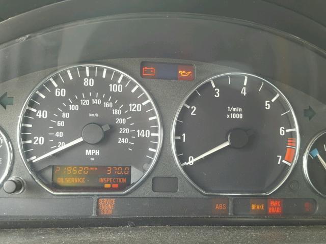 WBACN33431LK49579 - 2001 BMW Z3 2.5 BLACK photo 8