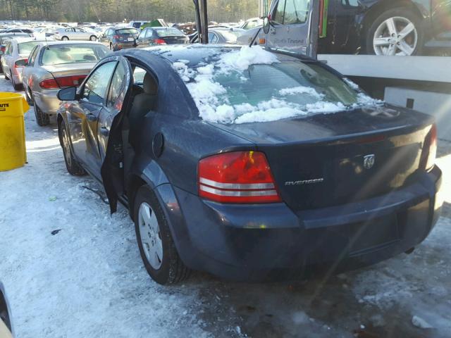 1B3LC46K78N628139 - 2008 DODGE AVENGER SE BLACK photo 3