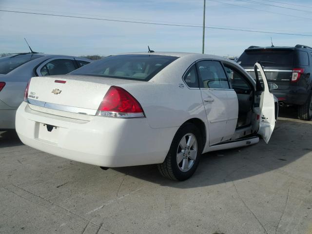 2G1WT58K469257724 - 2006 CHEVROLET IMPALA LT WHITE photo 4