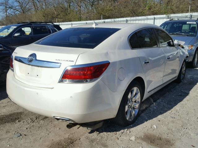 1G4GF5E37DF215175 - 2013 BUICK LACROSSE P WHITE photo 4