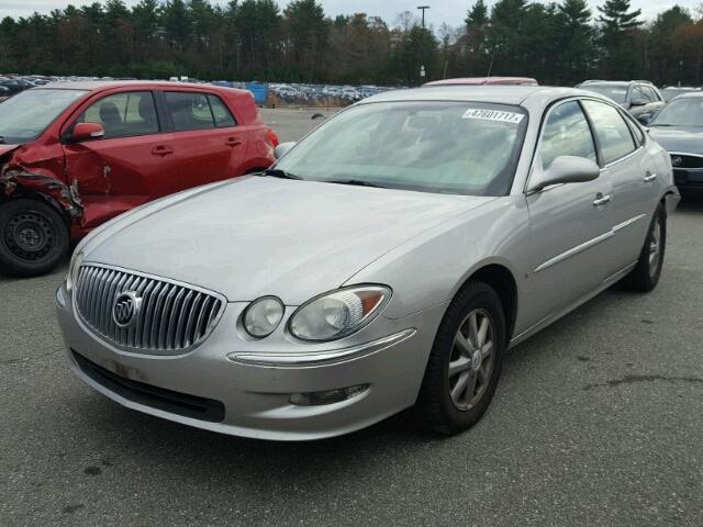 2G4WD582781150149 - 2008 BUICK LACROSSE C SILVER photo 2