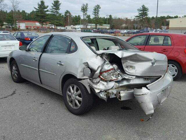 2G4WD582781150149 - 2008 BUICK LACROSSE C SILVER photo 3