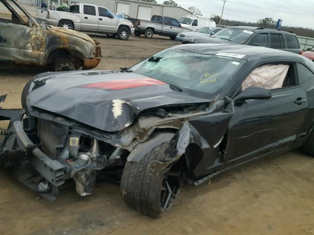 2G1FC1E30C9173529 - 2012 CHEVROLET CAMARO LT BLACK photo 9