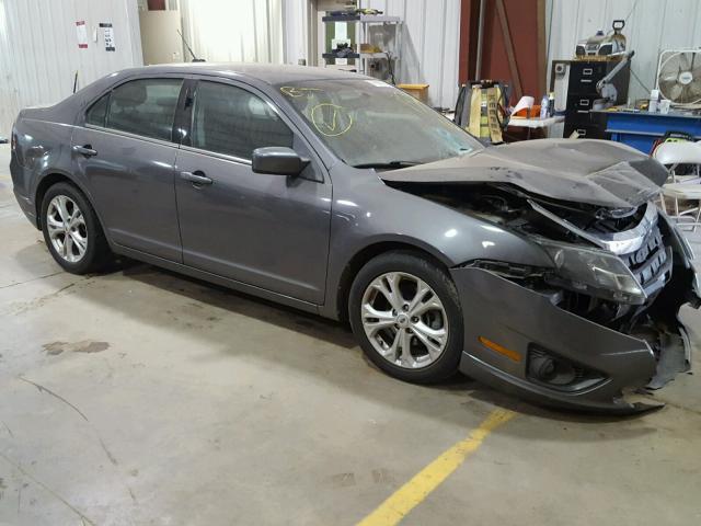 3FAHP0HA9CR207525 - 2012 FORD FUSION SE GRAY photo 1