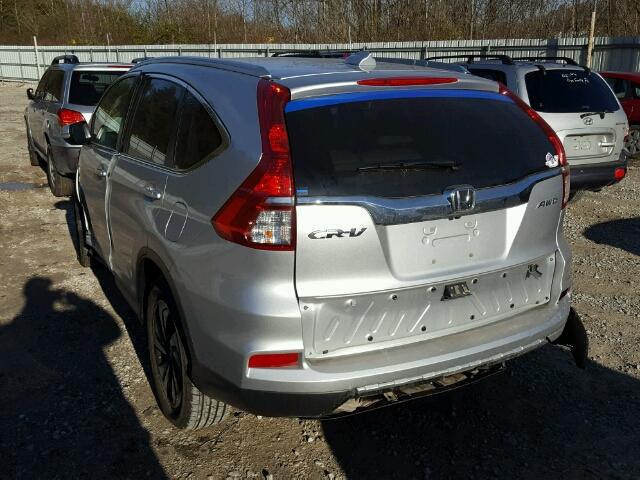 5J6RM4H92GL105566 - 2016 HONDA CR-V TOURI SILVER photo 3