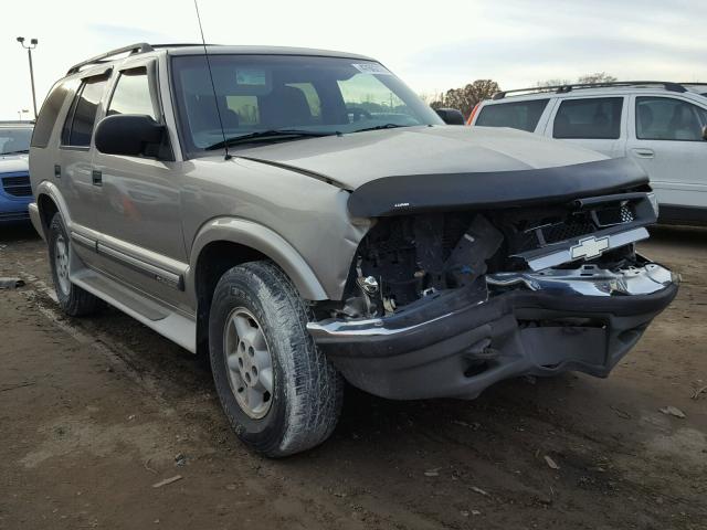 1GNDT13WX1K265777 - 2001 CHEVROLET BLAZER BEIGE photo 1