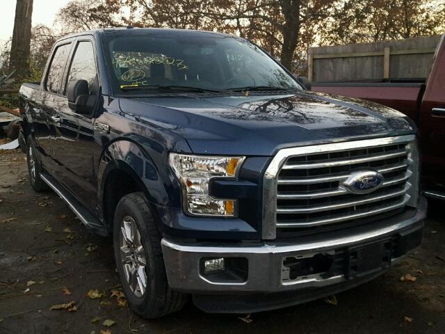 1FTEW1CF6FKE08431 - 2015 FORD F150 SUPER BLUE photo 1