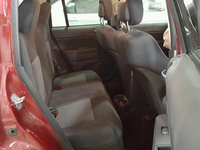 1C4NJDEB0CD625158 - 2012 JEEP COMPASS LA RED photo 6