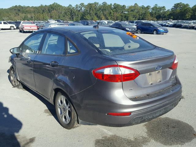 3FADP4BJ3EM201959 - 2014 FORD FIESTA SE GRAY photo 3