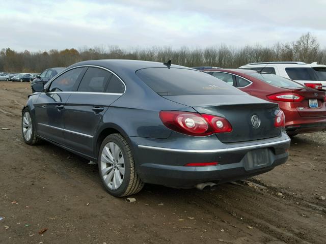 WVWML9AN8AE504730 - 2010 VOLKSWAGEN CC SPORT CHARCOAL photo 3