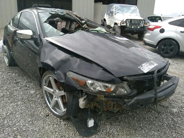 1HGCS12348A028167 - 2008 HONDA ACCORD LX- BLACK photo 1