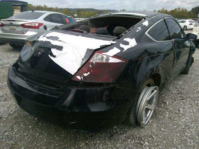 1HGCS12348A028167 - 2008 HONDA ACCORD LX- BLACK photo 4