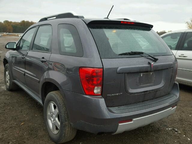 2CKDL63F976067718 - 2007 PONTIAC TORRENT BLACK photo 3