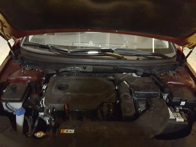 5NPE24AF8GH323106 - 2016 HYUNDAI SONATA SE RED photo 7